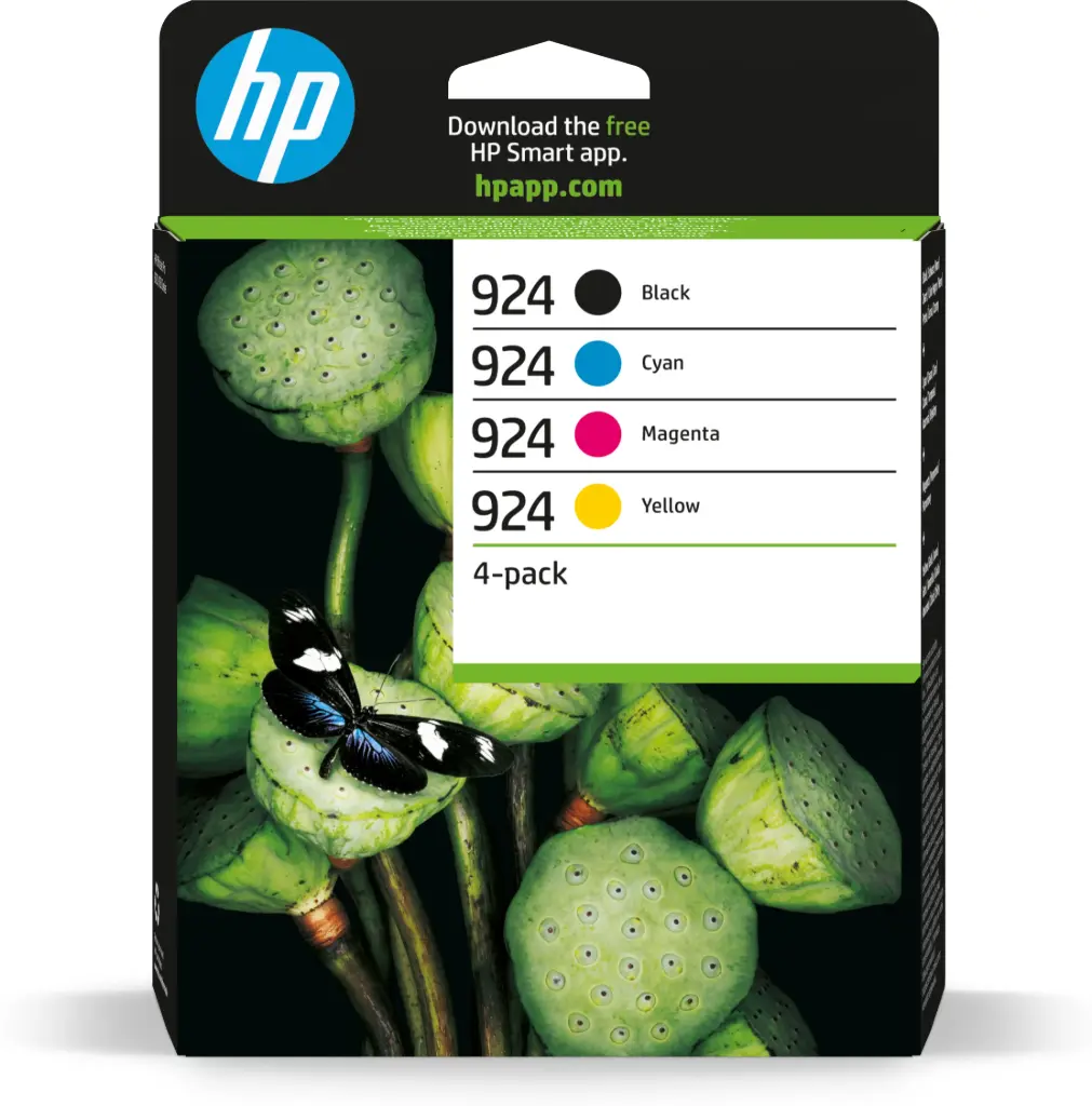 Cartucho de tinta original HP 924 (Pack 4 colores) 