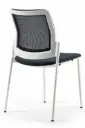 Silla Urban Plus 30 con 4 patas de acero malla Rythm | Personalizada