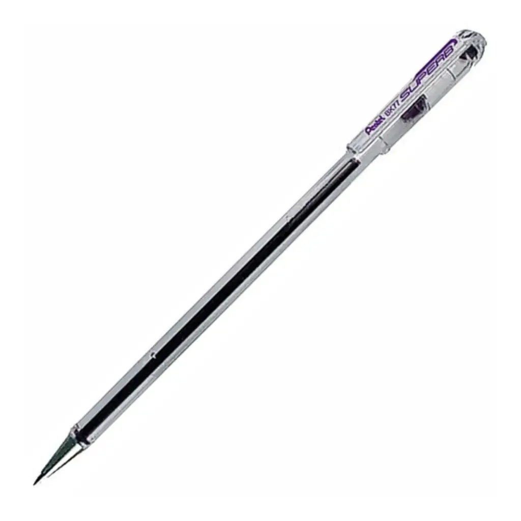 Bolígrafo Pentel Superb BK77 violeta