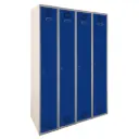 Taquilla metálica de 4 módulos de 1 puerta Eco Pro
