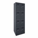 Taquilla metálica de 2 módulos de 4 puertas Eco Pro