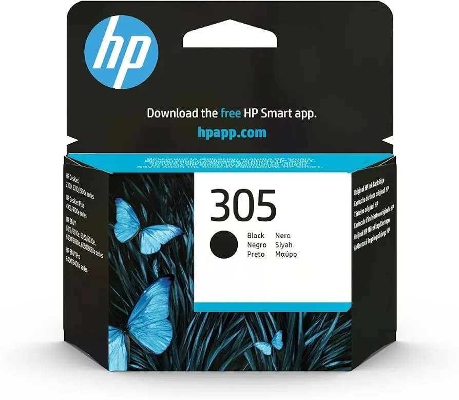 Cartucho de tinta original HP 305 negro 