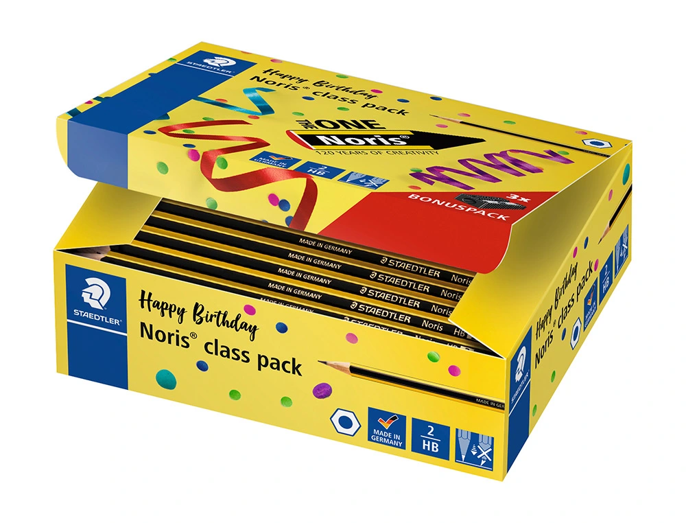 Lápiz Staedtler Noris 120 HB 2 (Caja 144 unidades)