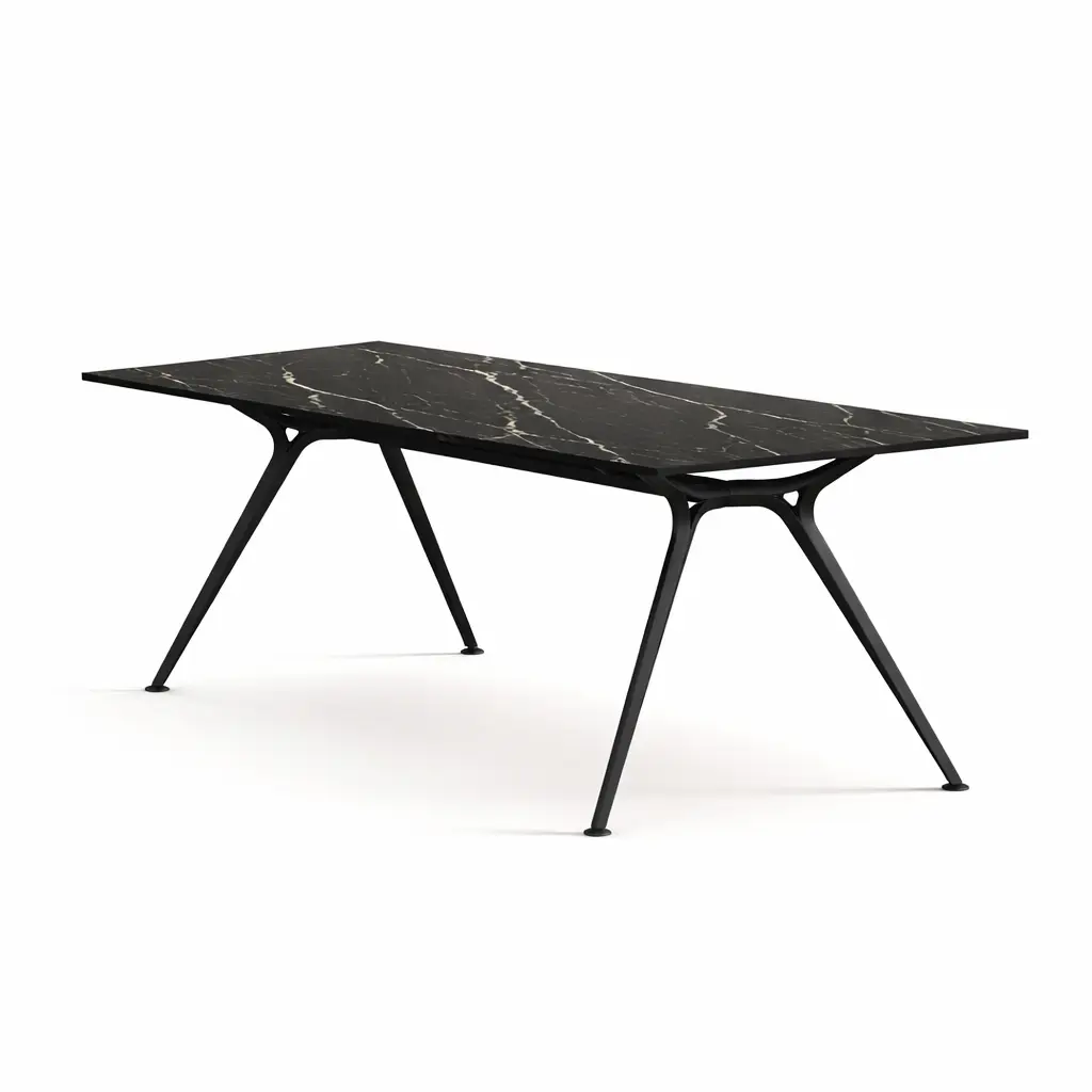 Mesa de dirección Arkitek Actiu fenólico mármol 200 x 100 cm