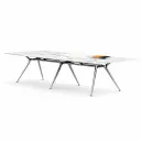 Mesa de reunión Arkitek Actiu fondo 160 cm fenólico mármol