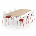 Mesa de reunión Colectiva Actiu 210 x 100 cm