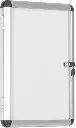 Vitrina para anuncios magnética con cerradura, marco de aluminio y puerta de metacrilato