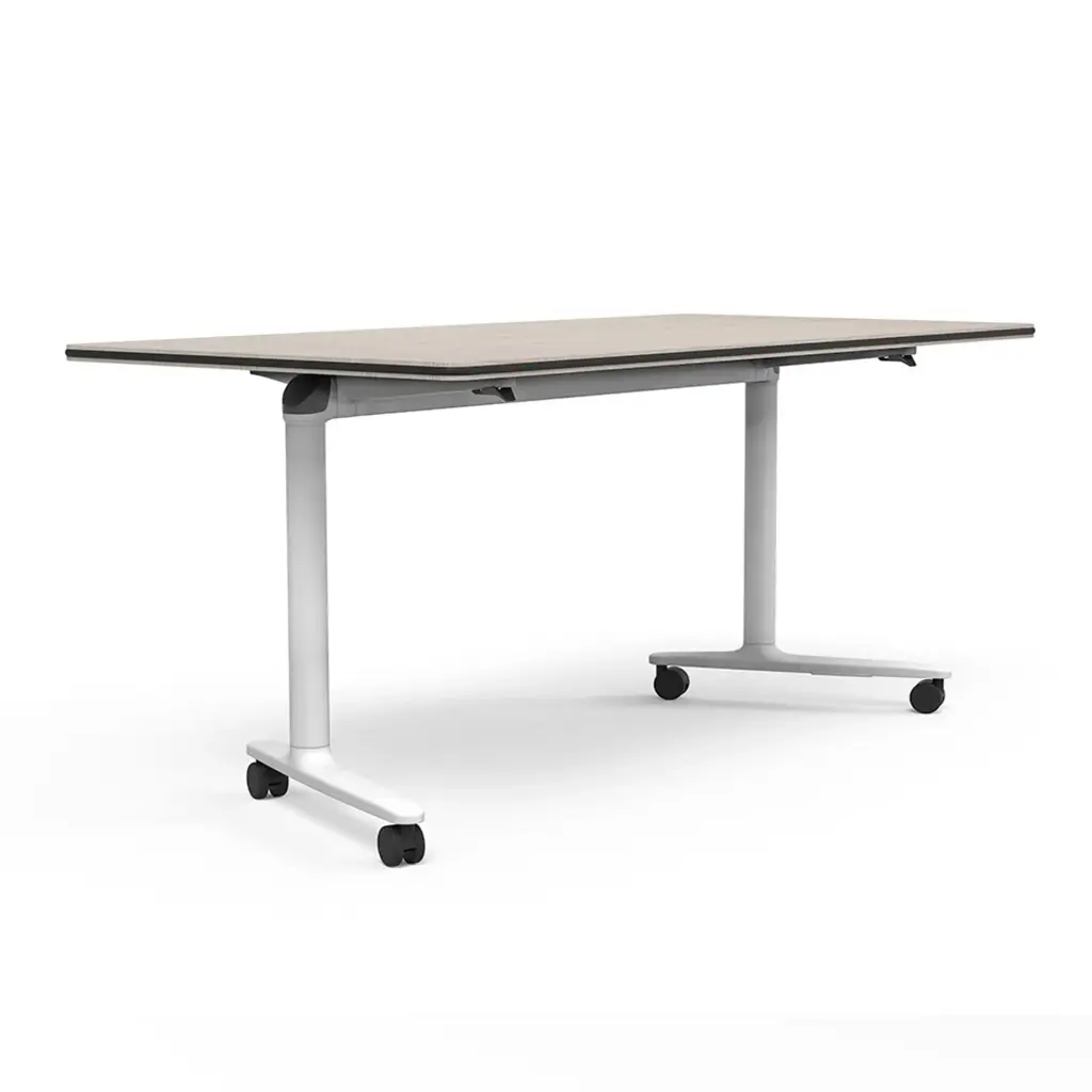 Mesa móvil y abatible Talent 300 Actiu fondo 80 cm personalizada