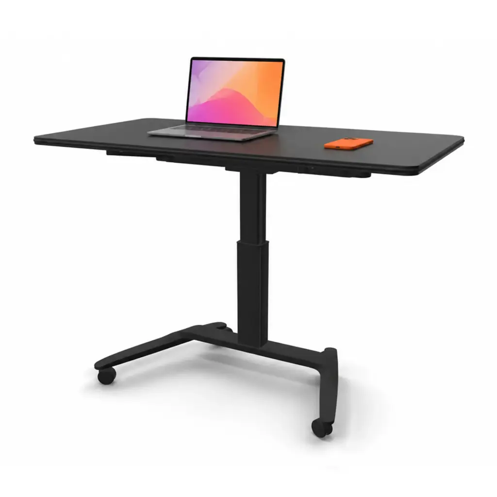 Mesa elevable, móvil y abatible Talent 500 Actiu fondo 67 cm negra