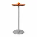Mesa alta redonda Tabula Tar 10 Actiu 60 cm de diámetro x 110 cm alto