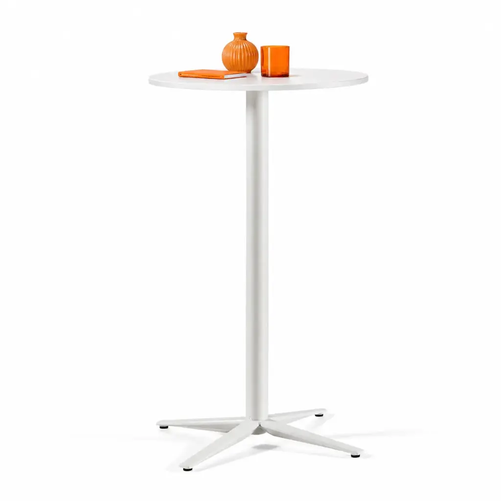 Mesa alta redonda Tabula Tar 20 Actiu melamina 60 cm de diámetro x 110 cm de alto