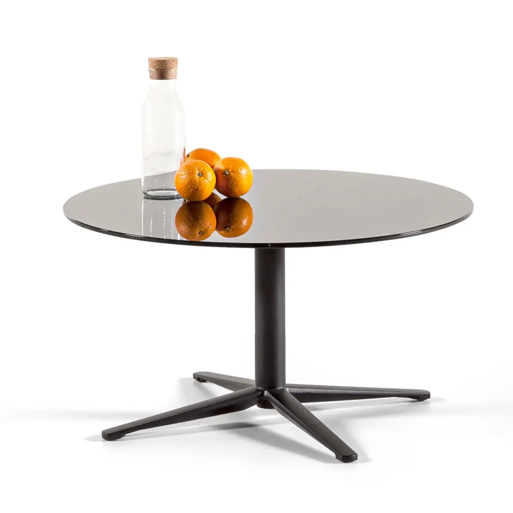 Mesa baja redonda Tabula Tar 20 Actiu melamina 60 cm de diámetro x 40 cm de alto