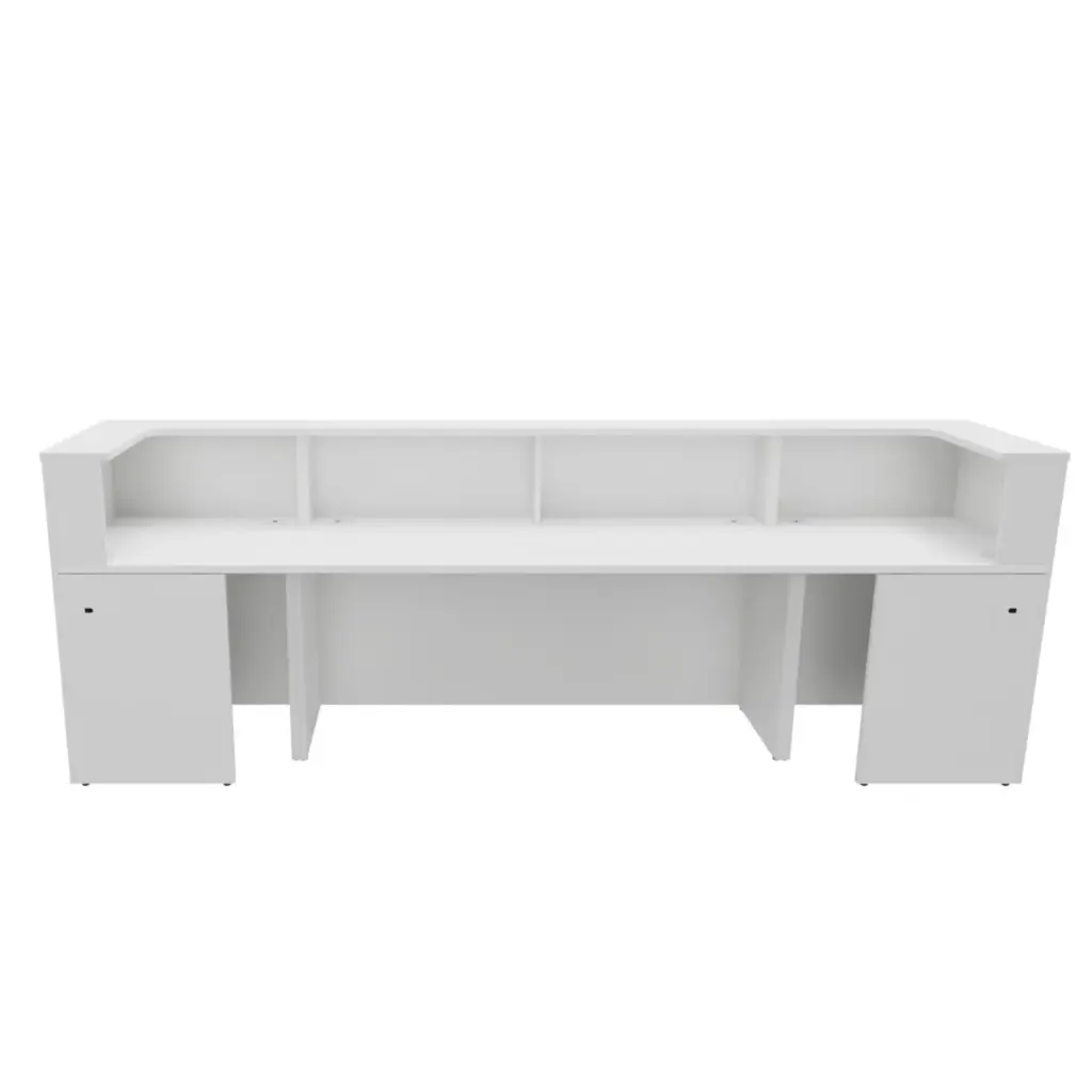 Mostrador de recepción 3 metros blanco Ofimat Plus Actiu