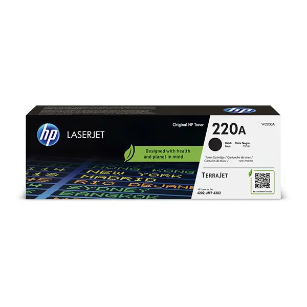 Tóner láser original W2200A HP 220A negro 