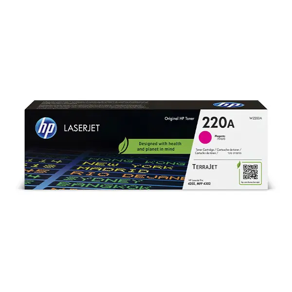 Tóner láser original W2203A HP 220A magenta