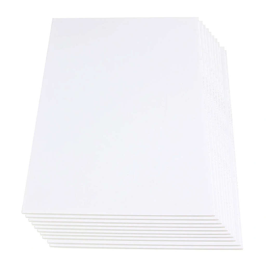 Cartón pluma blanco 70x100 cm  5 mm (Pack 10 unidades)