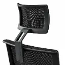 Cabecero para silla Trim / Stay Actiu negro de malla negra