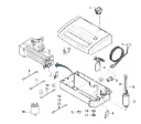 Pieza de repuesto HSM 1110520010 Pos. 3 Wippschalter 1-polig / Rocker switch 1-pole