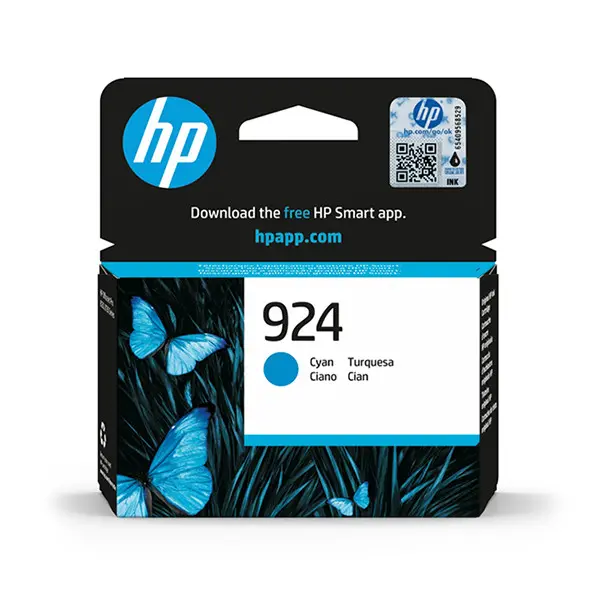 Cartucho de tinta original HP 924 4K0U3NE cian