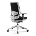 Silla Trim 50 tapizada Express Actiu con estructura blanca