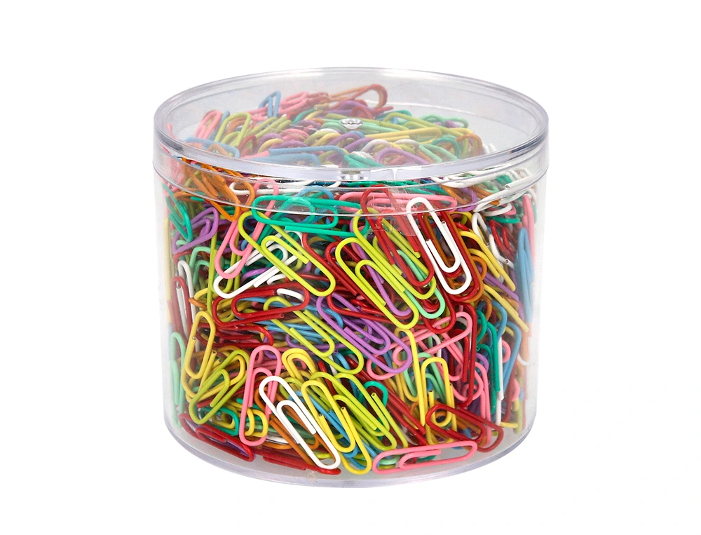 Clips colores 32 mm nº 2 (Bote 1000 unidades) 