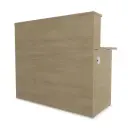 Mostrador recto Ofimat Plus 120 cm de ancho x 70 cm de fondo personalizado