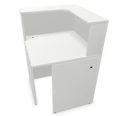 Mostrador esquinero Ofimat Plus 70 cm de ancho x 70 de fondo personalizado