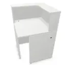 Mostrador esquinero Ofimat Plus 70 cm de ancho x 70 de fondo personalizado