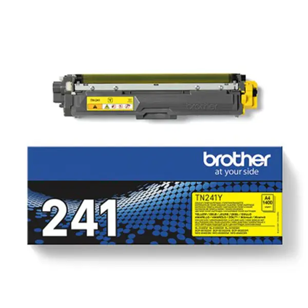 Tóner láser original TN-241Y Brother amarillo 