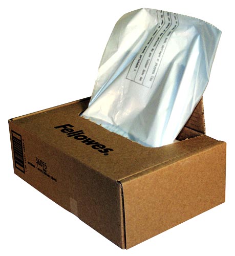 [36055] Bolsas de plástico para destructoras Fellowes 110-165 litros 36055 (50 unidades)