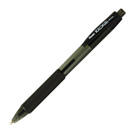 Bolígrafo retráctil Pentel Kachiri BK457 negro
