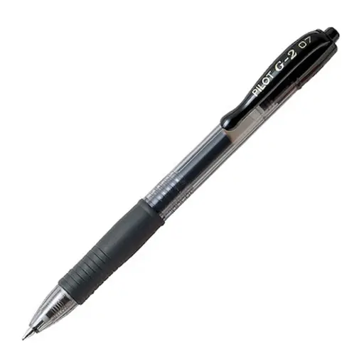 Bolígrafo retráctil Pilot G-2 0,7 negro