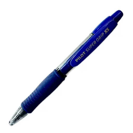 Bolígrafo retráctil Pilot Super Grip XS azul