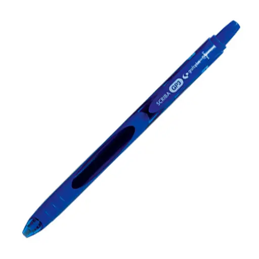 Bolígrafo retráctil Gel Scriba GP3 azul