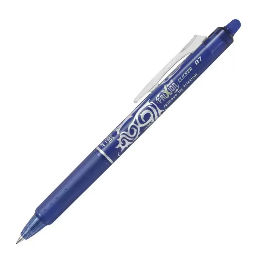 Bolígrafo retráctil borrable Pilot FriXion Ball Clicker 0,7 azul