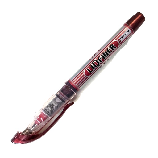Rotulador de punta de fibra Penac Liqfiner 0,8 mm rojo