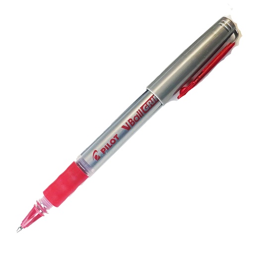 Bolígrafo roller Pilot V-Ball Grip 0,5 rojo