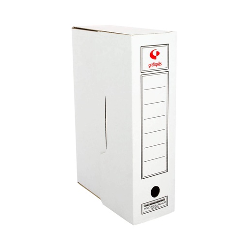 Caja de archivo definitivo cartón Folio prolongado Grafoplás Ecoclassic (Unidad)