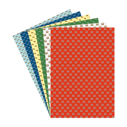 Cartulinas A4 impresas Navidad 180 g/m² Fixo Kids