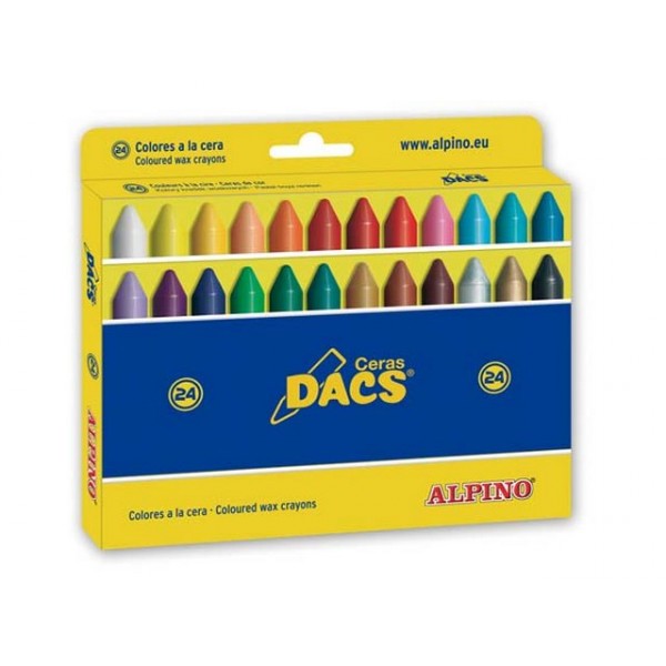 Ceras de 24 colores Dacs | Asturalba