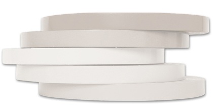 Cinta adhesiva para precintar bolsas blanca 66 m x 9 mm Tesa