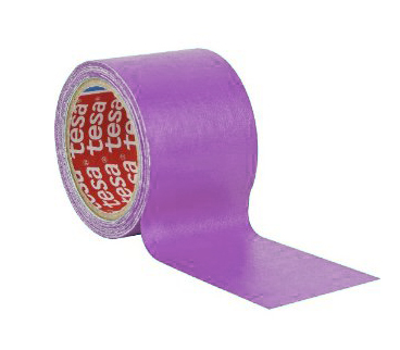 Cinta adhesiva para precintar disfraces violeta 66 m x 50 mm Tesa