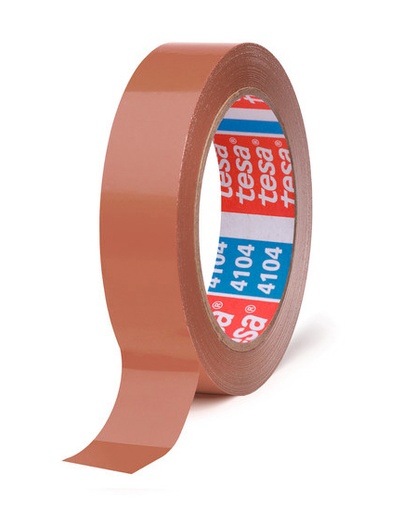 Cinta adhesiva para precintar disfraces marrón 66 m x 19 mm Tesa
