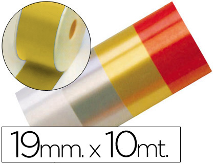 Cinta fantasía oro 19 mm Eurocinsa 10 metros