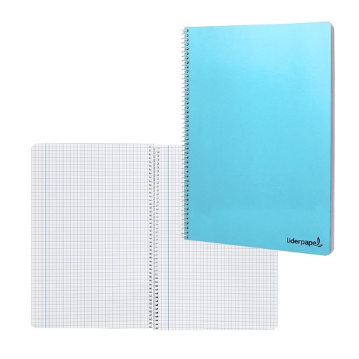 Cuaderno de espiral Folio cuadriculado 80 hojas