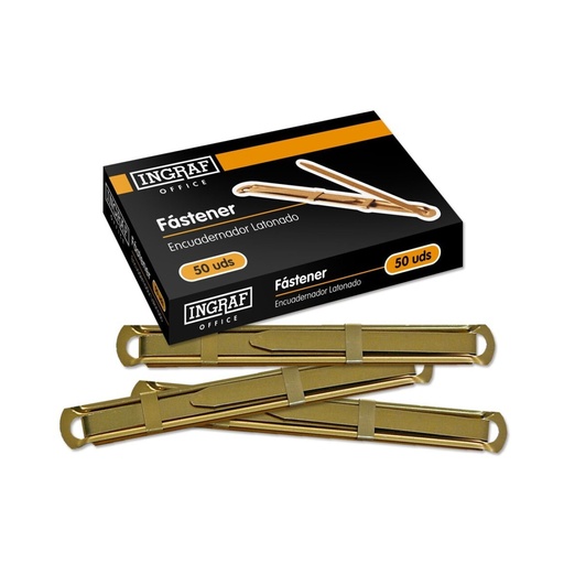Encuadernadores fástener de latón (Caja 50 unidades)