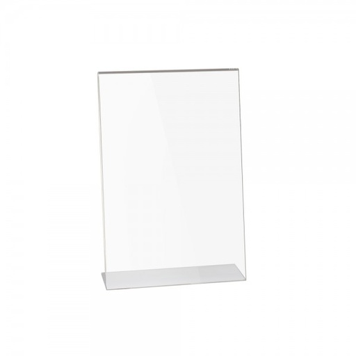 Expositor de metacrilato A4 con forma de L