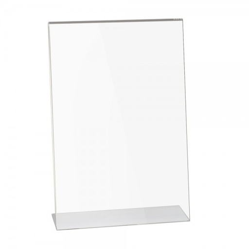 Expositor de metacrilato A3 con forma de L