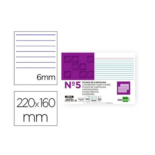 Fichas rayadas nº 5 (Pack 100 unidades)