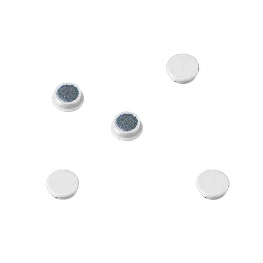 Imanes redondos 20 mm blanco (Pack 5 unidades)